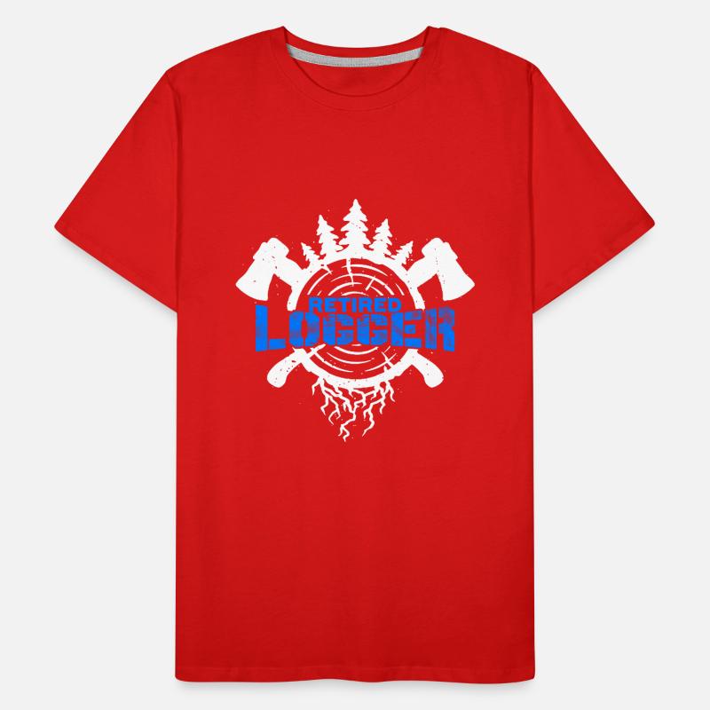 Logger Retired Logger Men's Premium Organic T-Shirt