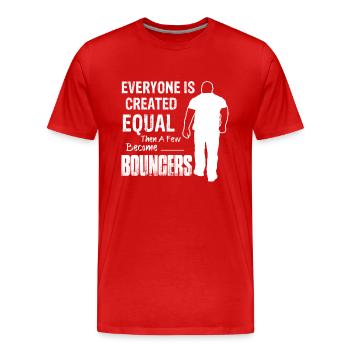Bouncer Few Men Become Bouncer - Men's Premium Organic T-Shirt - red - Front - Damien (186cm)
