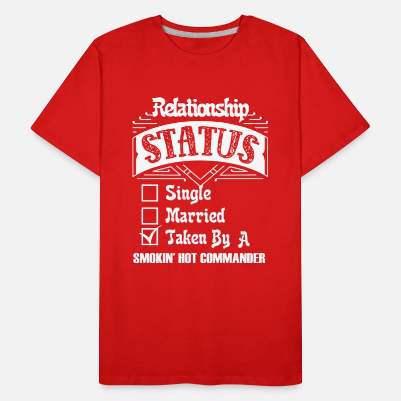 Commander Commander Relationship Status Men's Premium Organic T-Shirt