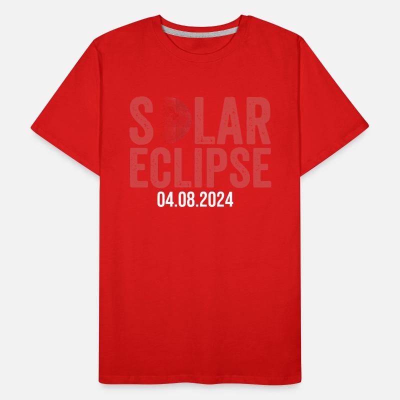 Solar Eclipse 2024 Men's Premium Organic T-Shirt