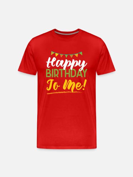 Bon anniversaire - T-shirt bio Premium Homme - rouge