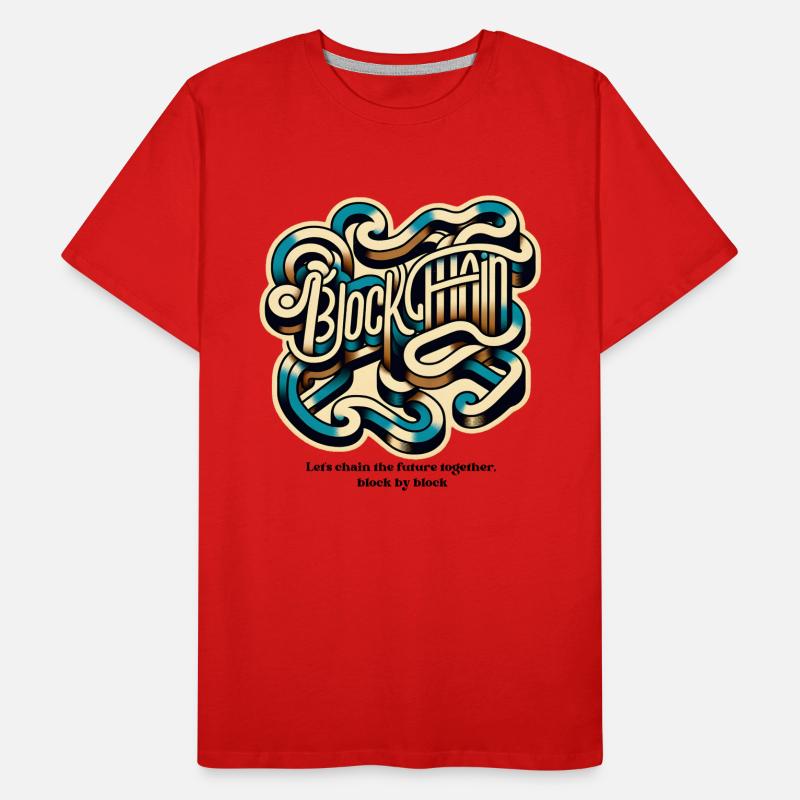 Chained Elegance T-shirt bio Premium Homme