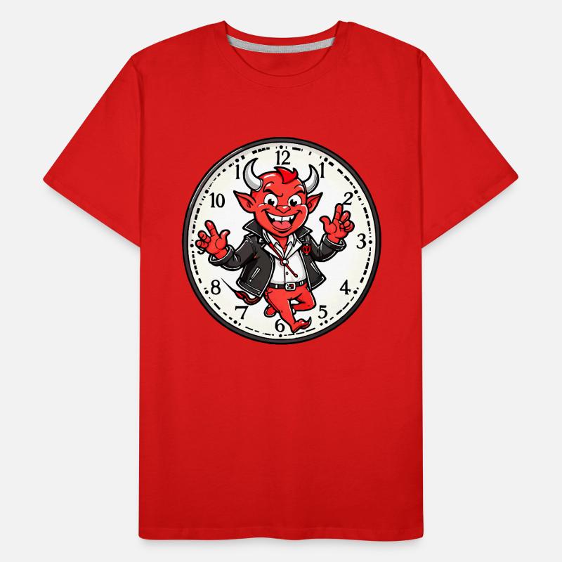 Red Devil Men's Premium Organic T-Shirt