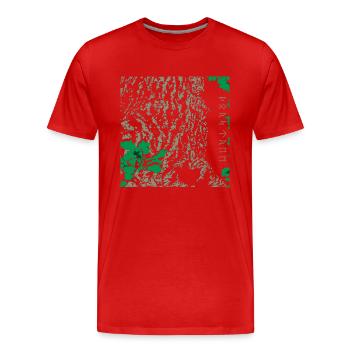 Thor's Tree Donar's Oak - Men's Premium Organic T-Shirt - red - Front - Damien (186cm)