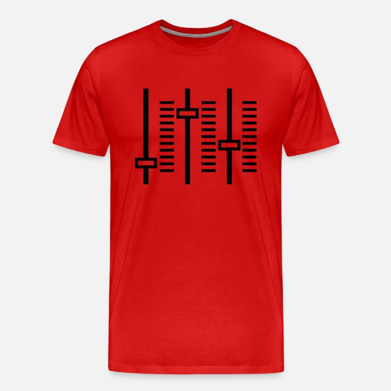 DJ controllers - Männer Premium Bio T-Shirt - Rot