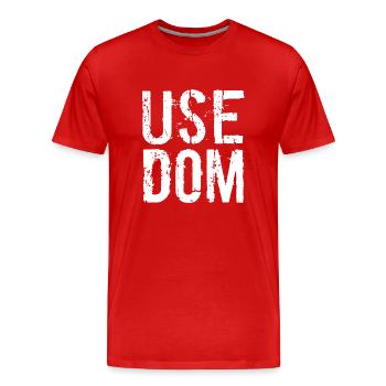 Island of Usedom, Baltic Sea, Mecklenburg Vorpommern - Men's Premium Organic T-Shirt - red - Front - Damien (186cm)