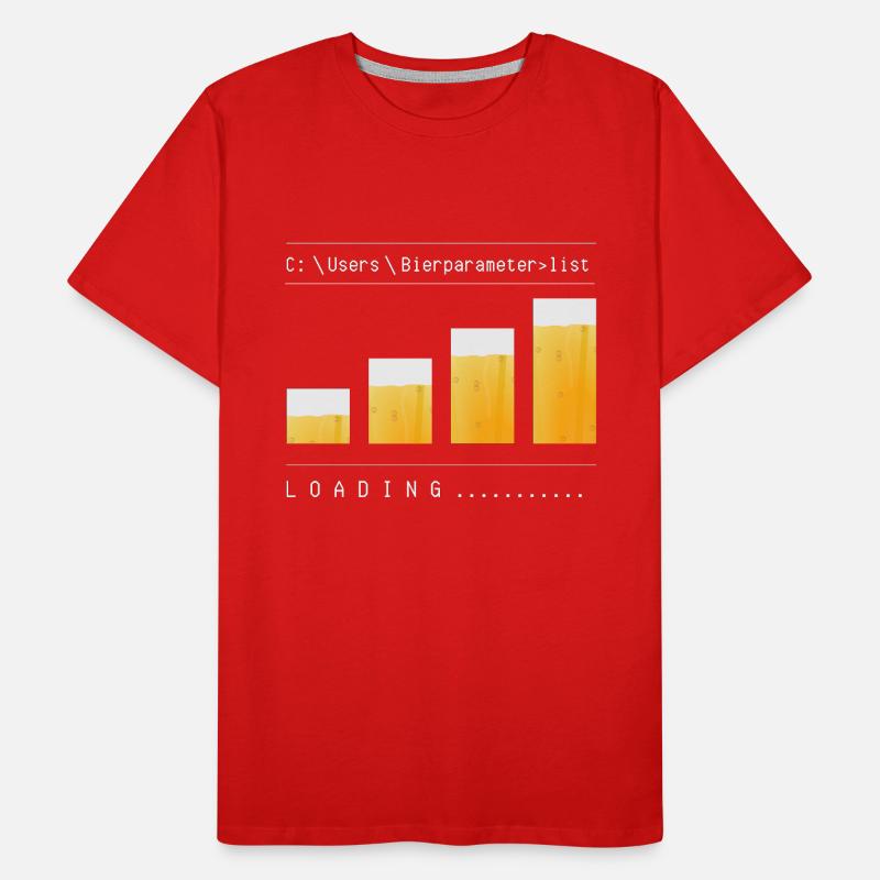Bierparameter List Loading Männer Premium Bio T-Shirt