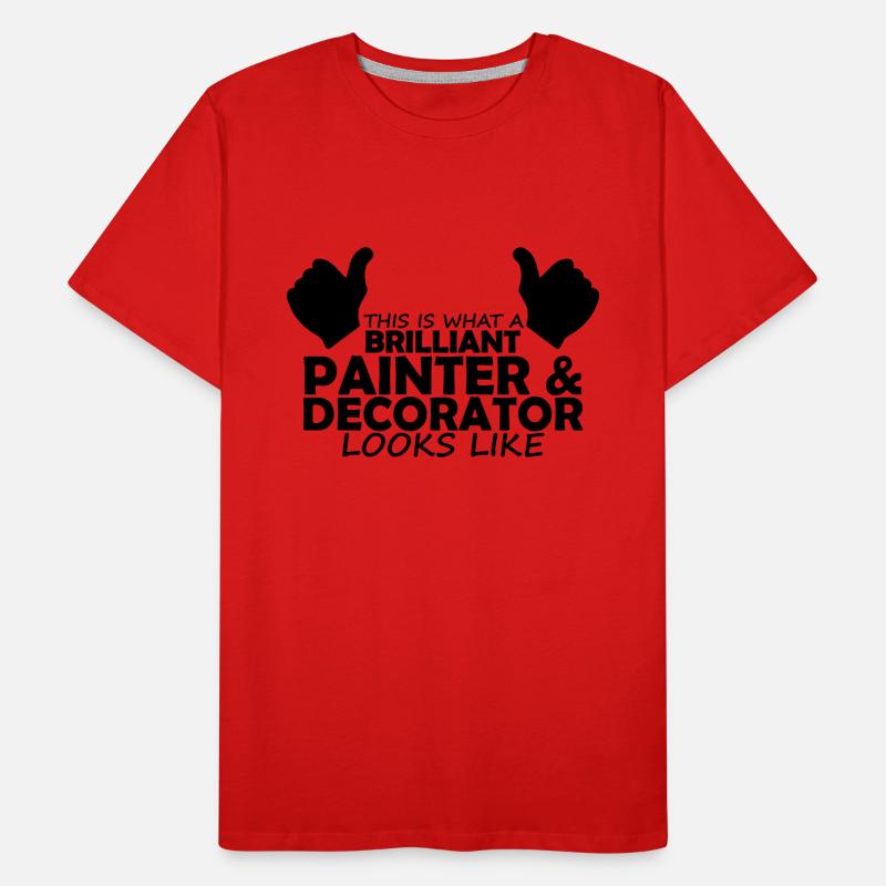 brilliant painter & decorator Men's Premium Organic T-Shirt