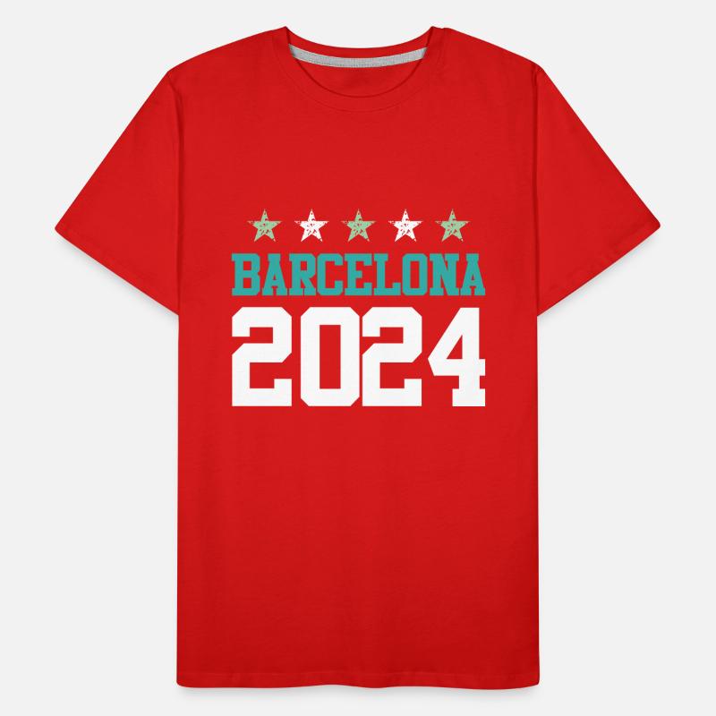 Visites guidées de Barcelone 2024 T-shirt bio Premium Homme