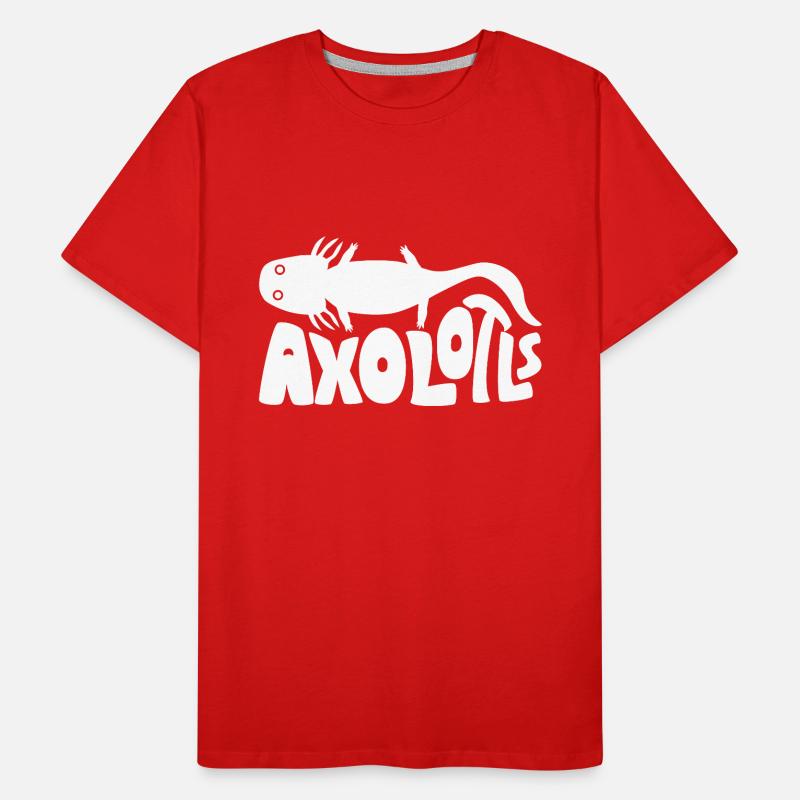 Axolotl Männer Premium Bio T-Shirt