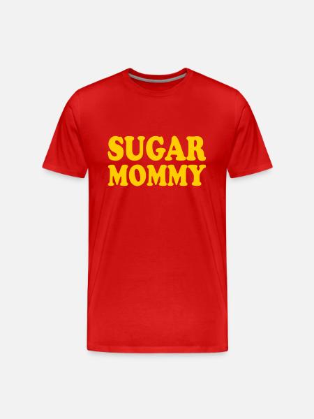 Sugar mommy - Men's Premium Organic T-Shirt - red
