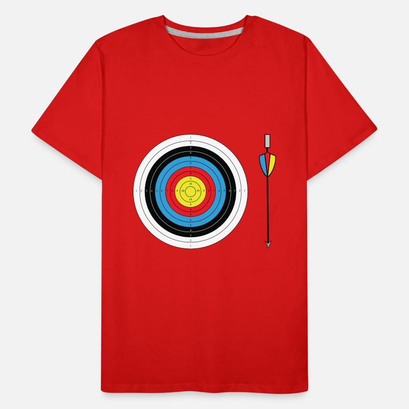 Arc et Flèche | Arc avec flèche T-shirt bio Premium Homme