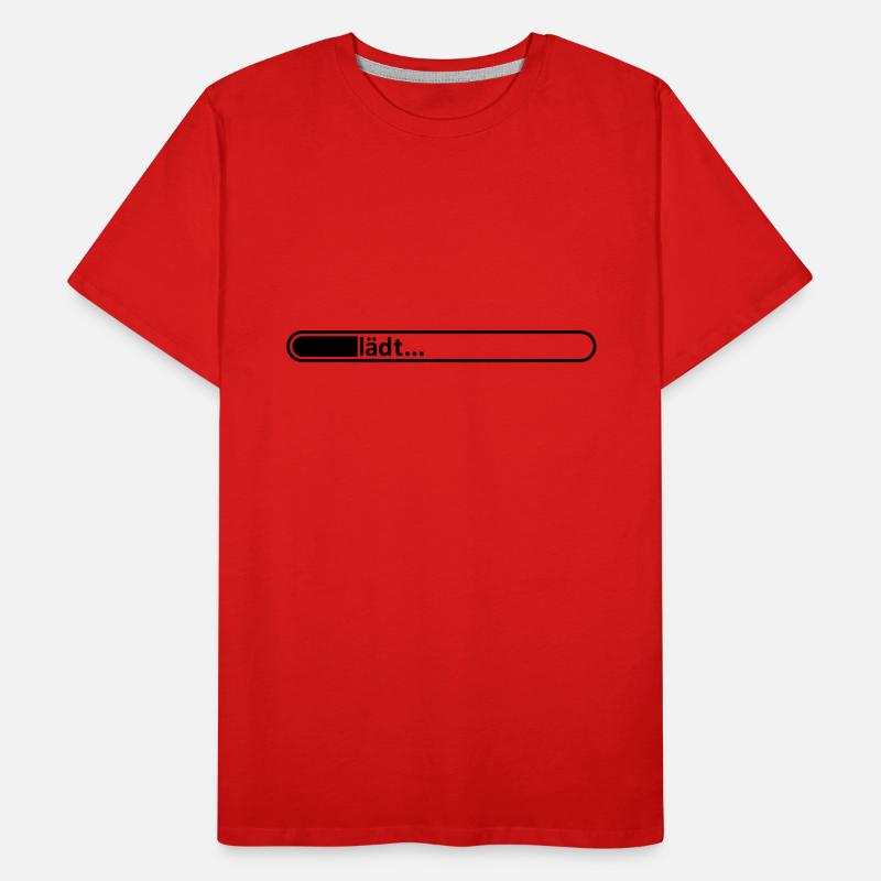 Loading bar / / loads / / / / load the loading / / Men's Premium Organic T-Shirt