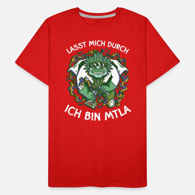 Lasst mich durch ich bin MTLA Labor design Männer Premium Bio T-Shirt
