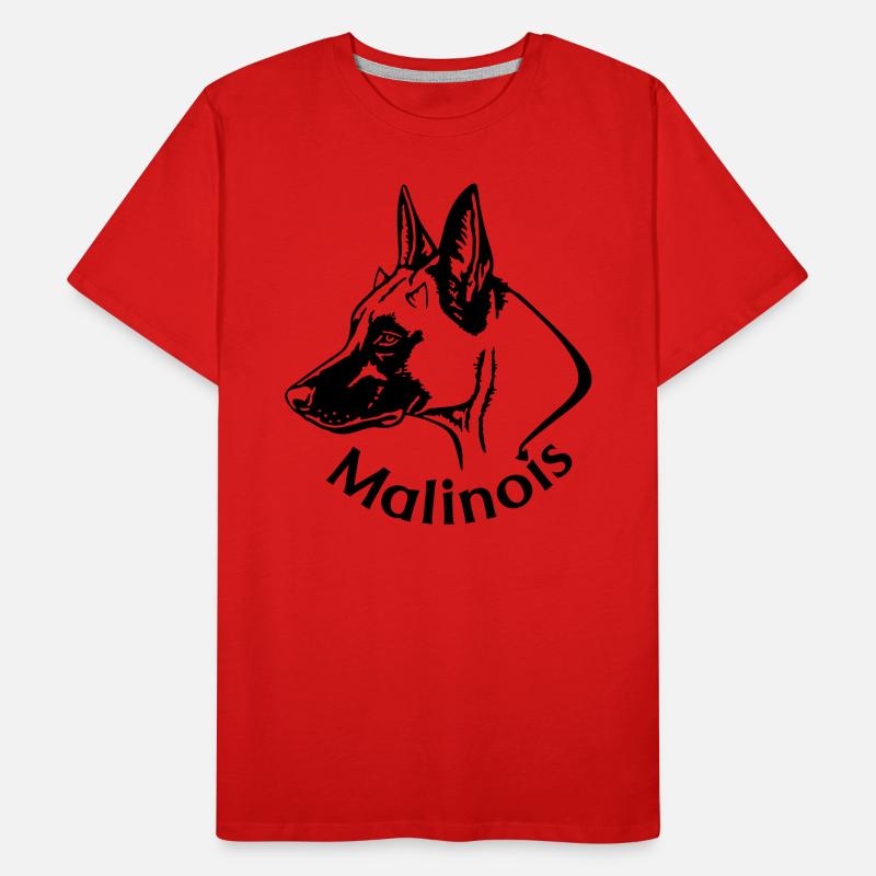 Malinois Devil Men's Premium Organic T-Shirt