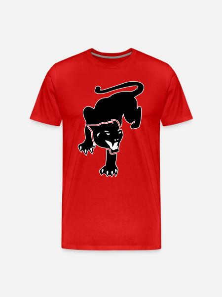 zwarte panter - Men's Premium Organic T-Shirt - red