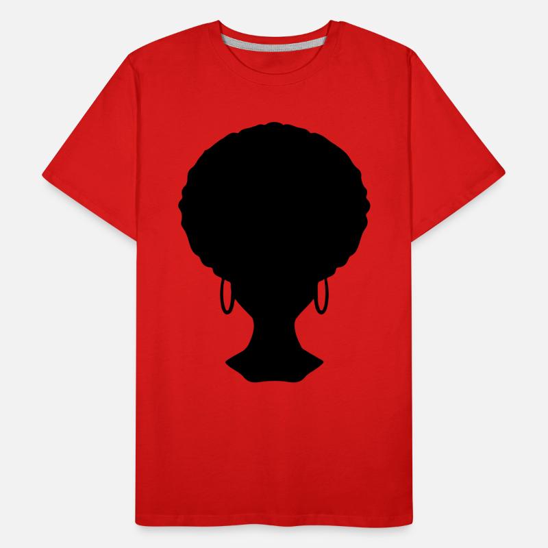 Coiffure Afro Look T-shirt bio Premium Homme