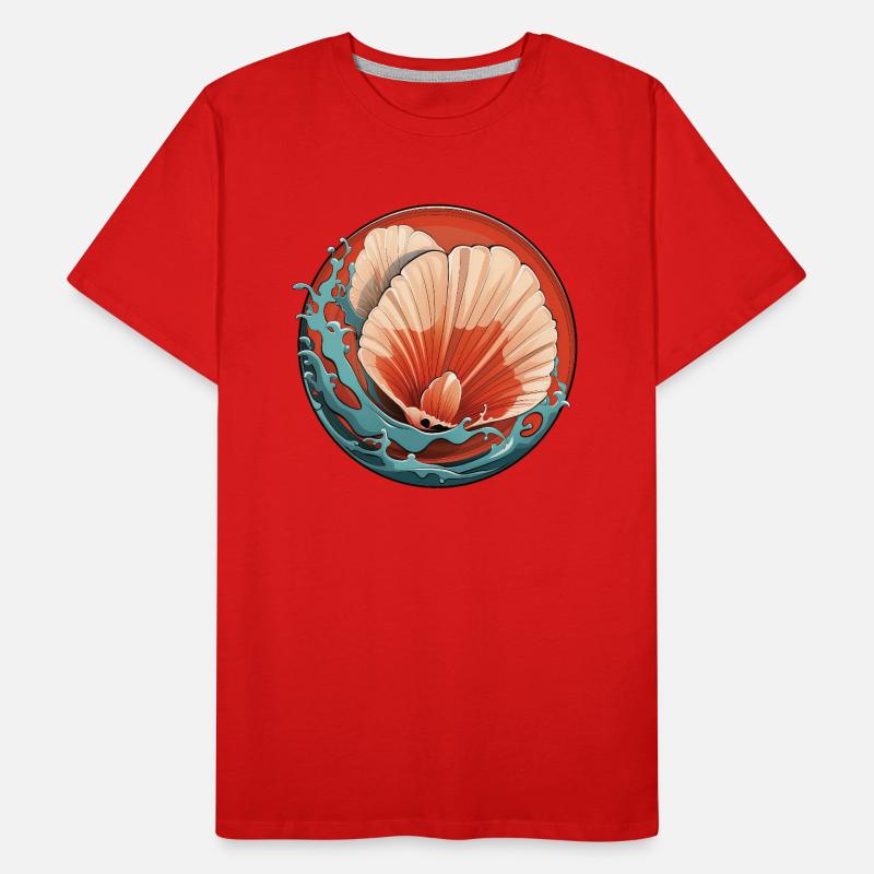Shell Men's Premium Organic T-Shirt