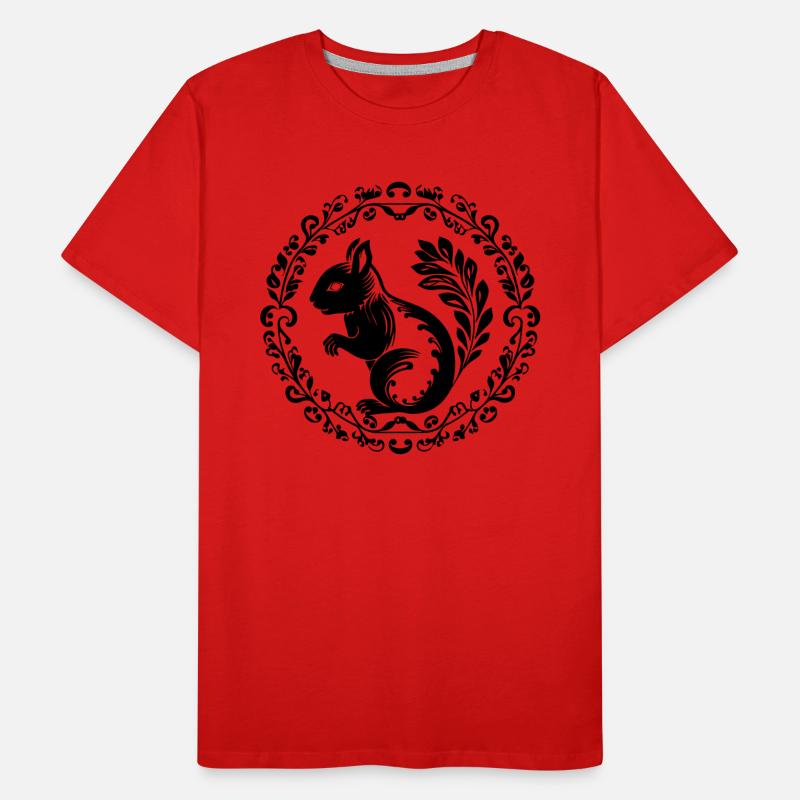 Eichhörnchen Männer Premium Bio T-Shirt
