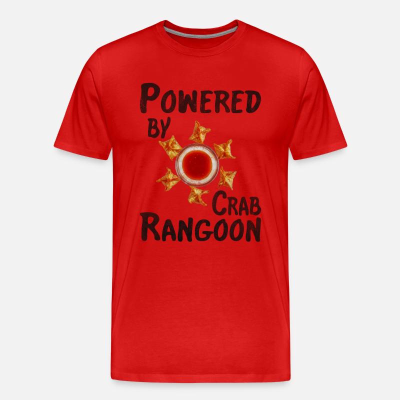 Powered by crab rangoon - Männer Premium Bio T-Shirt - undefined