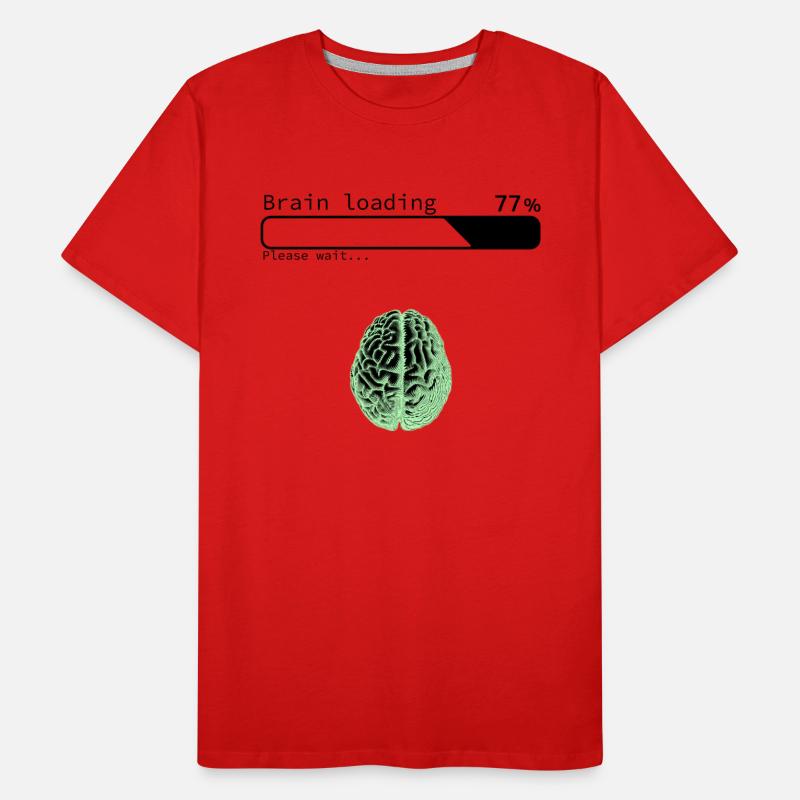 Brain Loading Men's Premium Organic T-Shirt