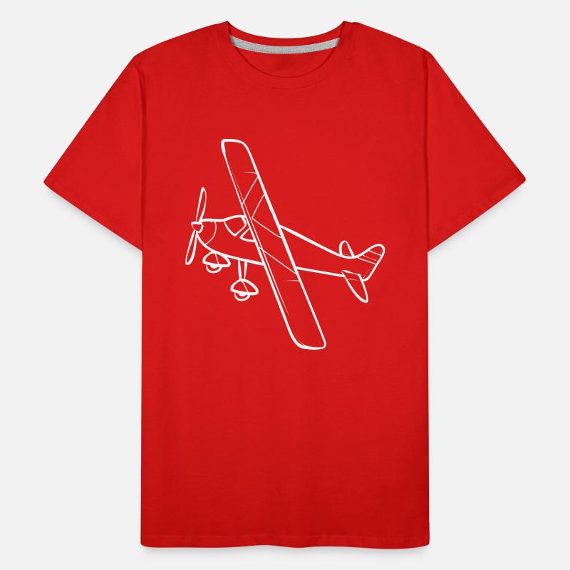 Modèle d’avion télécommandé T-shirt bio Premium Homme