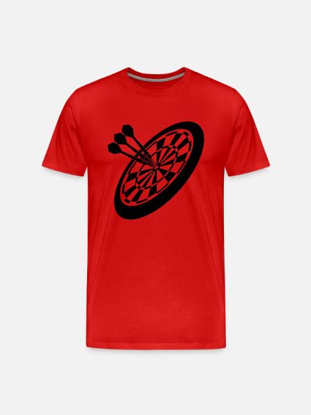 Dart Sport - Men's Premium Organic T-Shirt - red