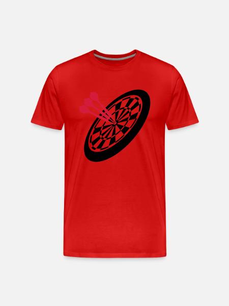 Dart Sport - Men's Premium Organic T-Shirt - red
