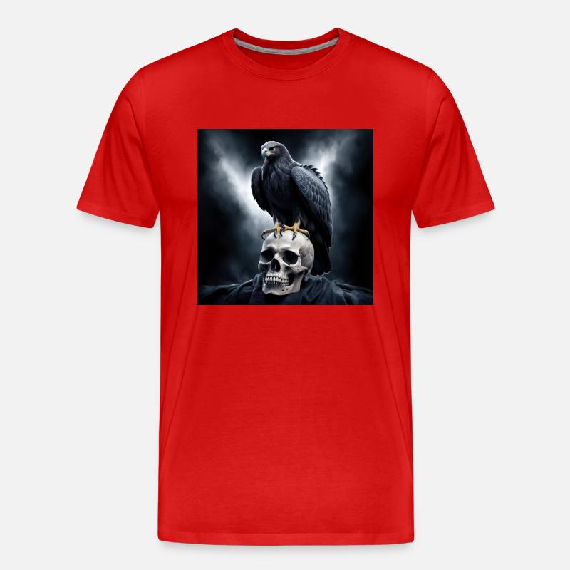 Eagle 1 - Männer Premium Bio T-Shirt - Rot