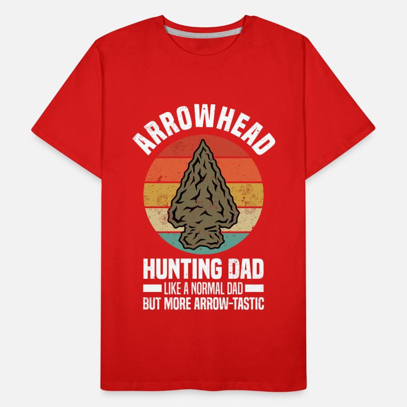Chasse à la pointe de flèche T-shirt bio Premium Homme