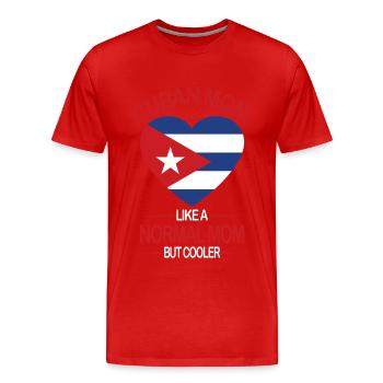 Kuba Flagge - Männer Premium Bio T-Shirt - Rot - Vorne - Damien (186cm)