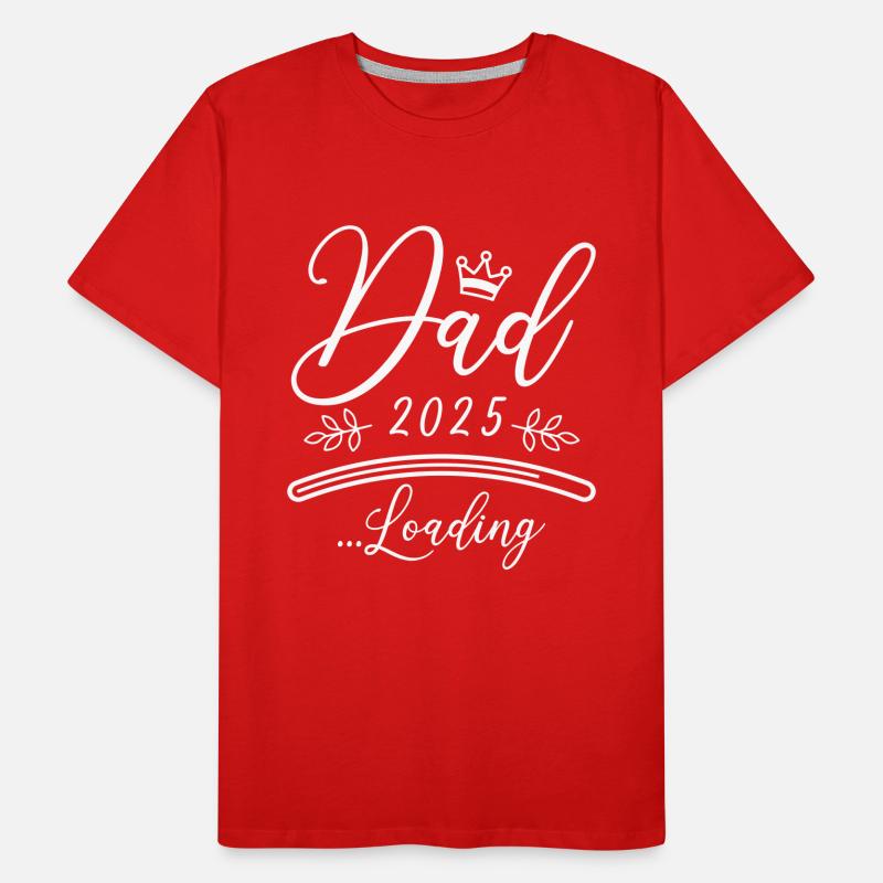 Papa 2025 Loading Papa Dire T-shirt bio Premium Homme