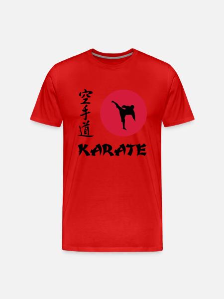 Karate - Men's Premium Organic T-Shirt - red