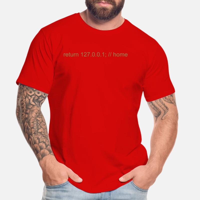 Programmierer Nerd IT Witz Developer Zuhause Männer Premium Bio T-Shirt