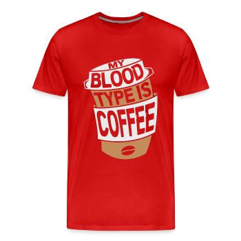 Pflege Pfleger Pflegerin Blutentnahme Phlebotomist - Männer Premium Bio T-Shirt - Rot - Vorne - Damien (186cm)