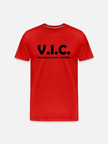 chemiker - Männer Premium Bio T-Shirt - Rot