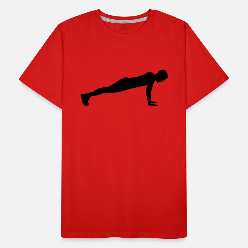 Push up Men's Premium Organic T-Shirt