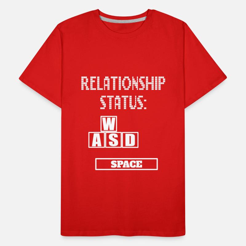 Game Player Relationship Controller Online Graphics Men's Premium Organic T-Shirt