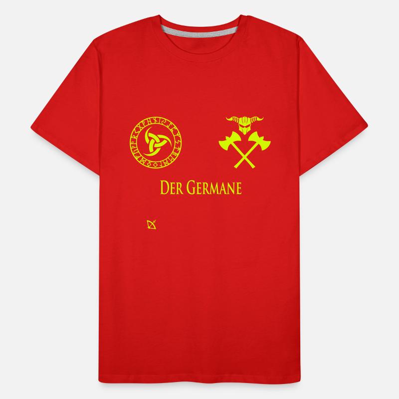 Der Germane Männer Premium Bio T-Shirt