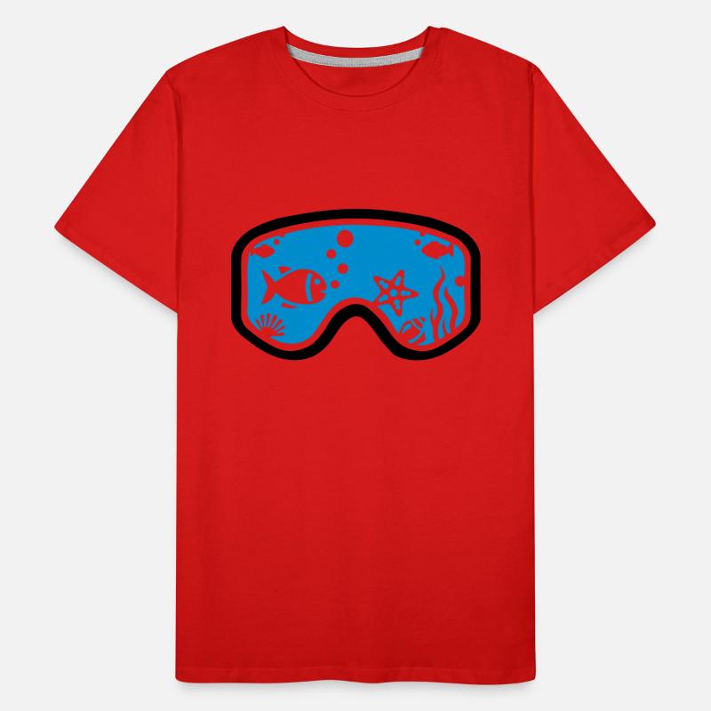 Plongée T-shirt bio Premium Homme
