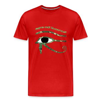 horusauge e 226 - Männer Premium Bio T-Shirt - Rot - Vorne - Damien (186cm)