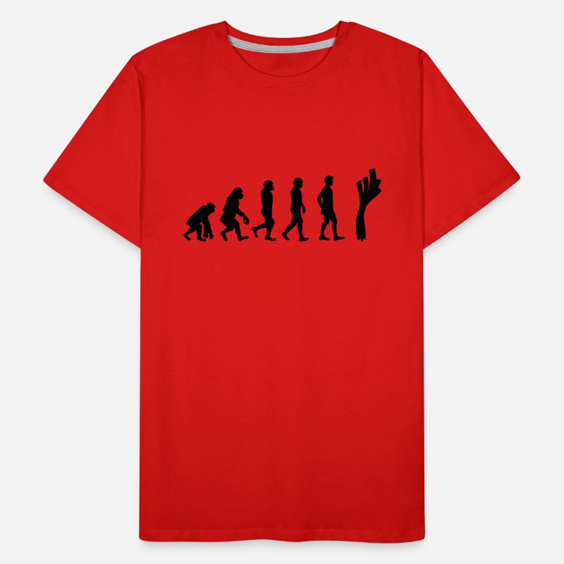 Leek evolution Men's Premium Organic T-Shirt