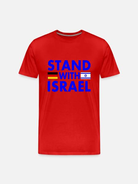 Israel - Men's Premium Organic T-Shirt - red