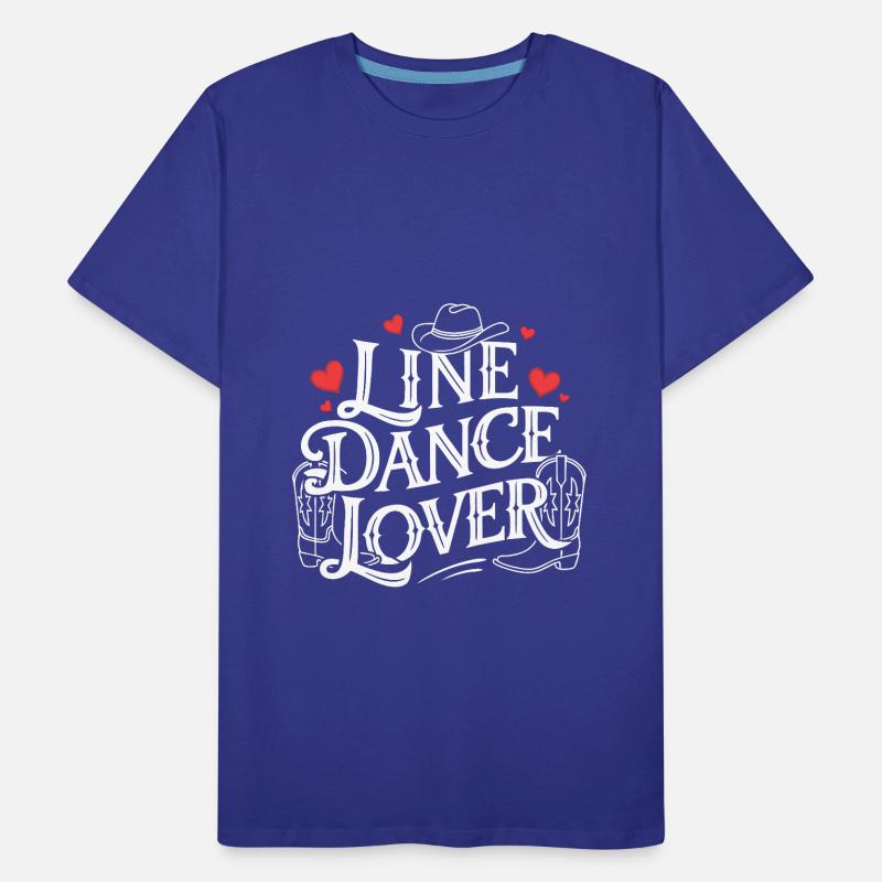 Conception de danse en ligne pour danseurs et groupe de danse T-shirt bio Premium Homme