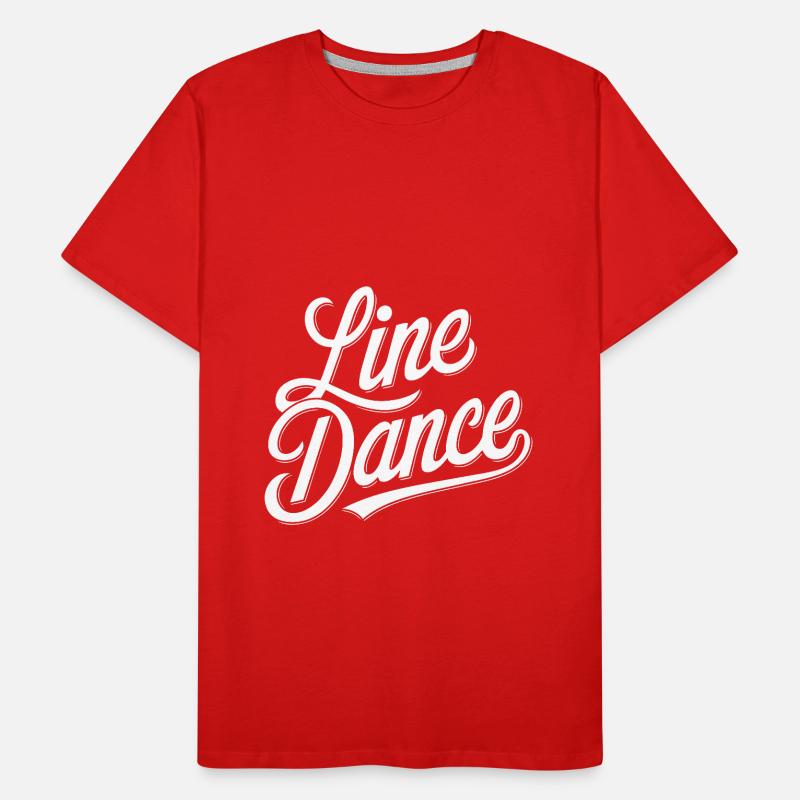 Line Dancing Country Dance Dancing is fun Men's Premium Organic T-Shirt