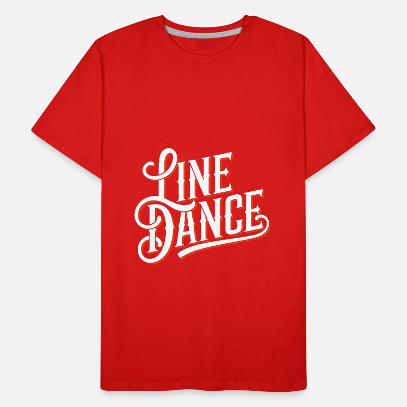 Conception de danse en ligne pour danseurs et groupe de danse T-shirt bio Premium Homme