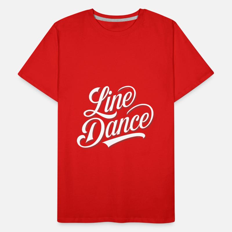 Conception de danse en ligne pour danseurs et groupe de danse T-shirt bio Premium Homme