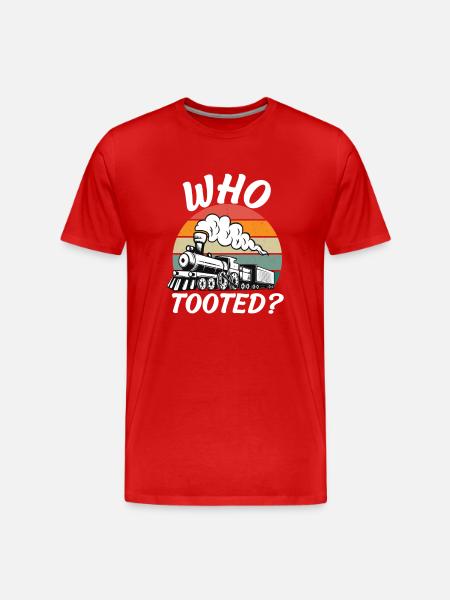 Who tooted? - Men's Premium Organic T-Shirt - red