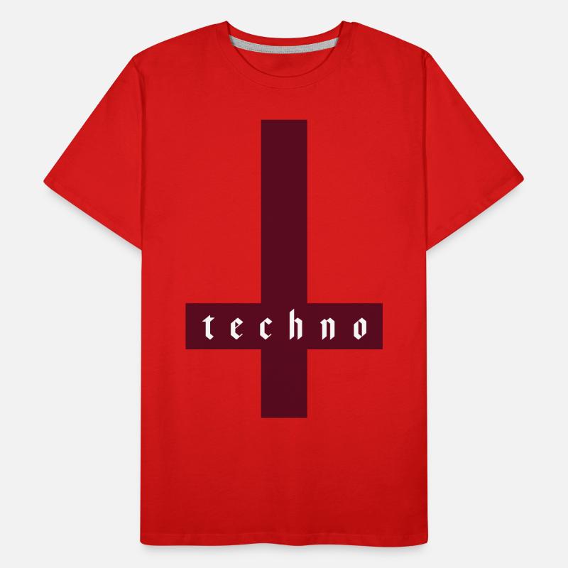 TECHNO CROSS Men's Premium Organic T-Shirt