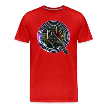 Graphique Toucan - T-shirt bio Premium Homme - rouge - Devant - Damien (186cm)